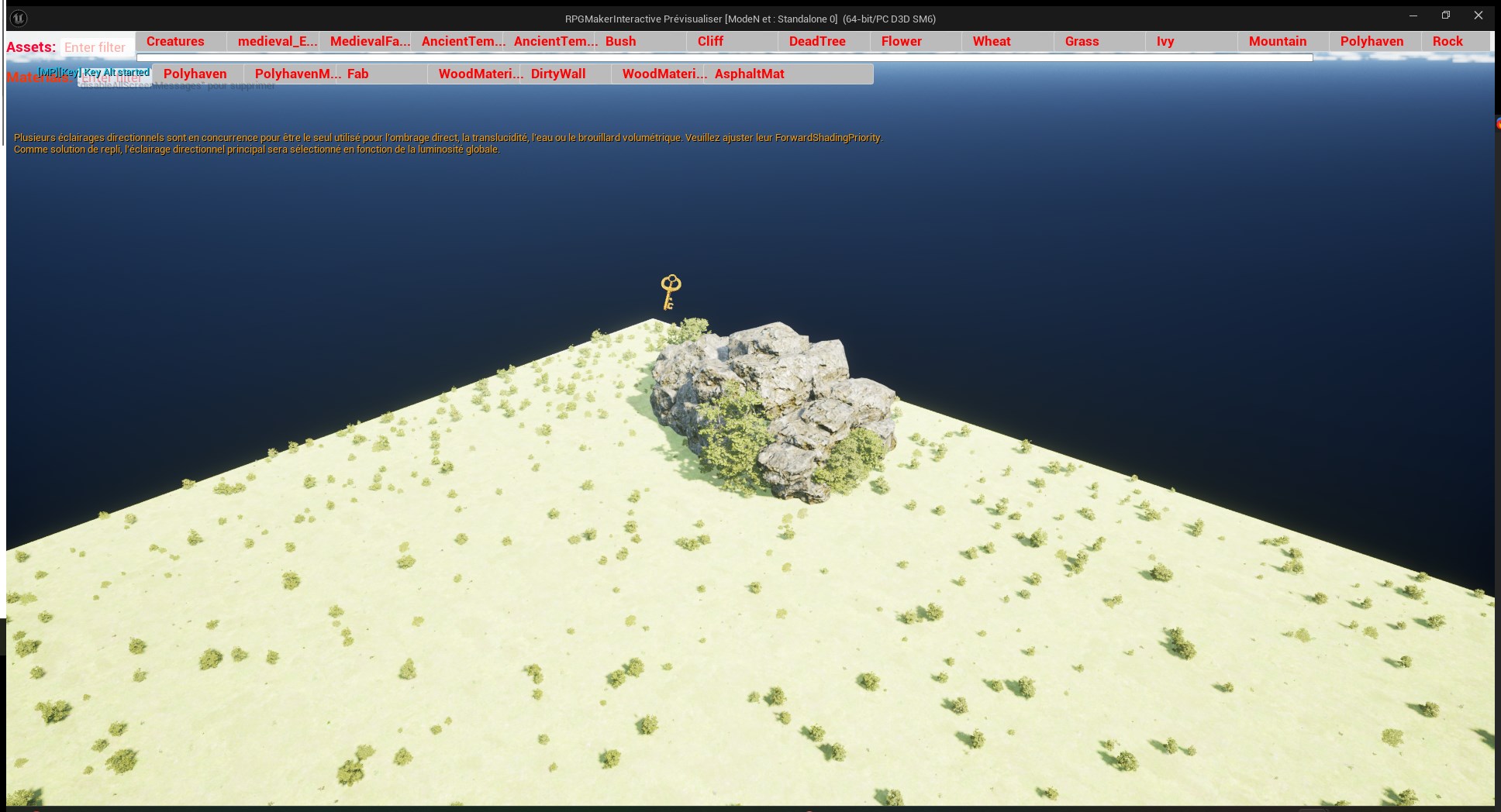 RPG corrupted cave map