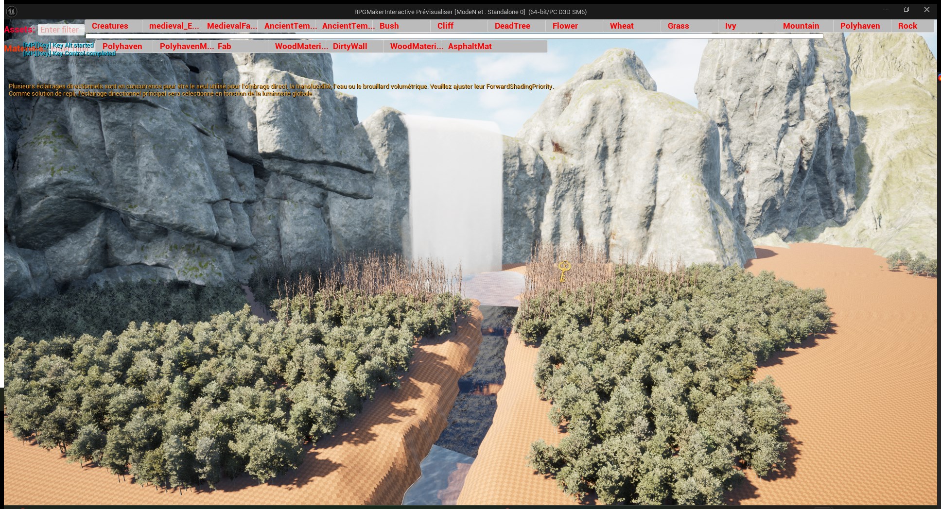 RPG corrupted forest map